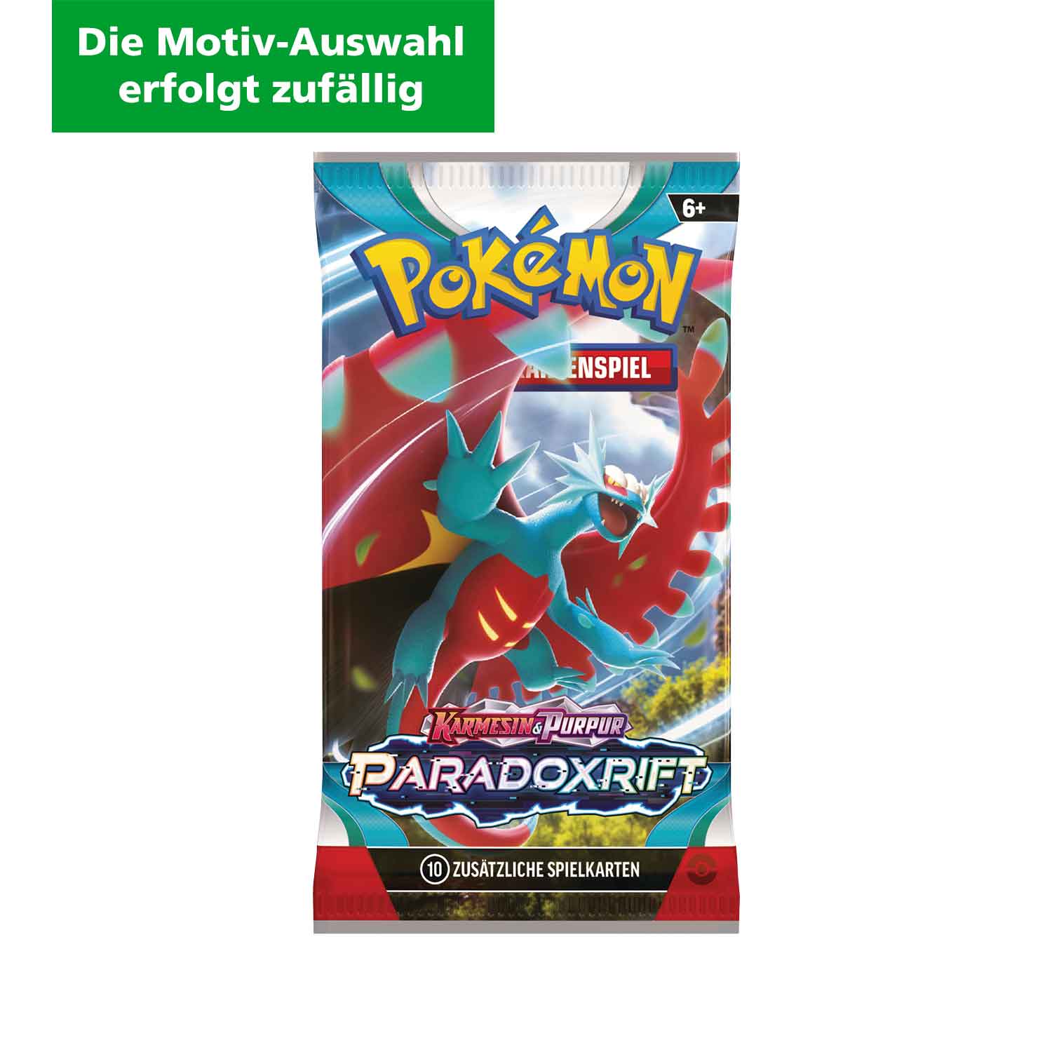 Pokémon Boosterpack Sammelkarten Paradoxrift (Die Motiv-Auswahl erfolgt zufällig) 