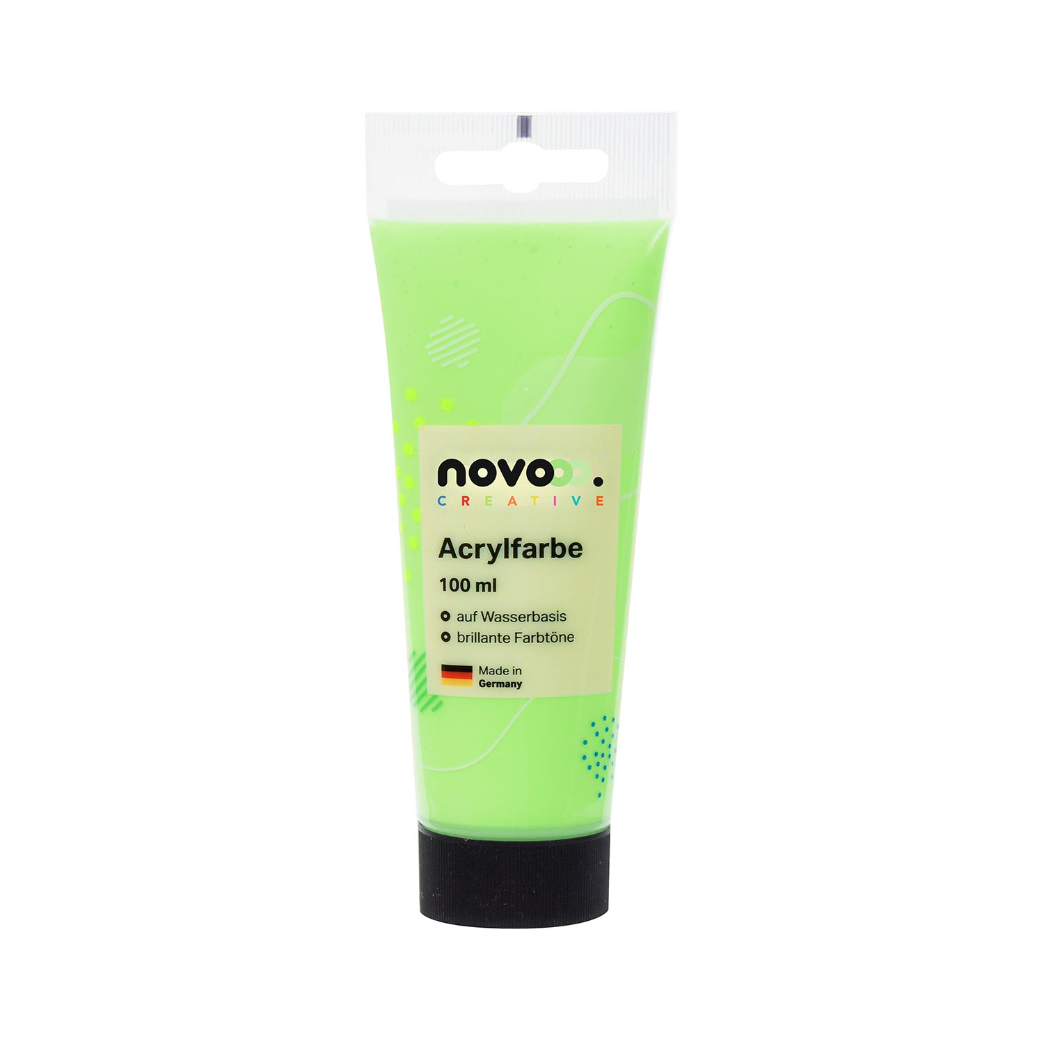 novooo Acrylfarbe 100 ml neon-grün