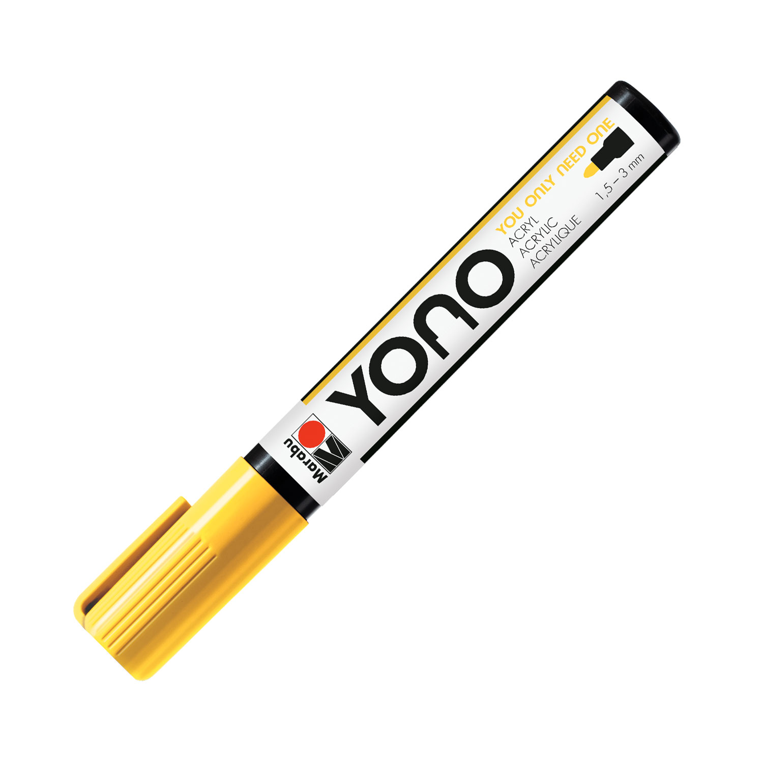 MARABU Acrylmalstift Yono Marker 1,5 - 3 mm gelb