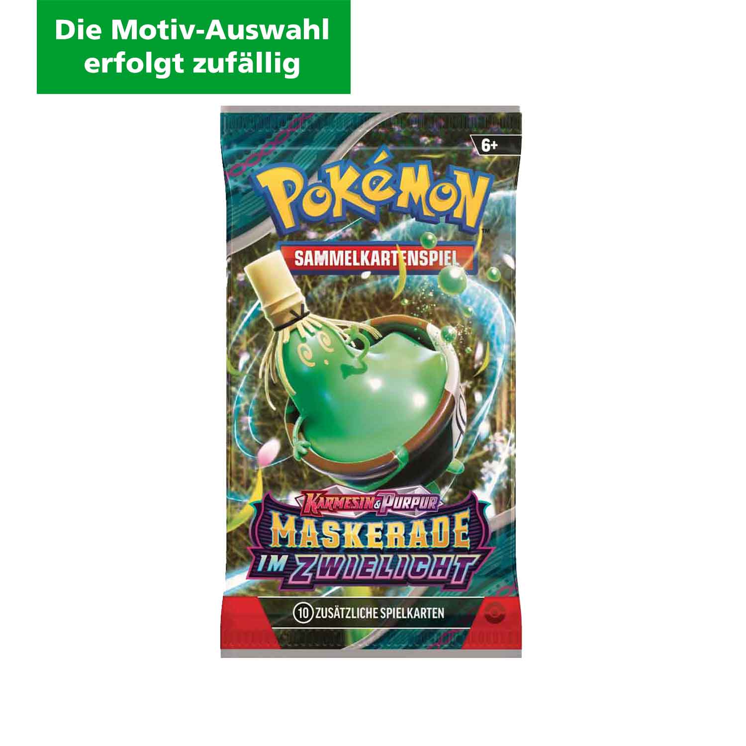 Pokémon Boosterpack Sammelkarten Maskerade im Zwielicht (Die Motiv-Auswahl erfolgt zufällig)  