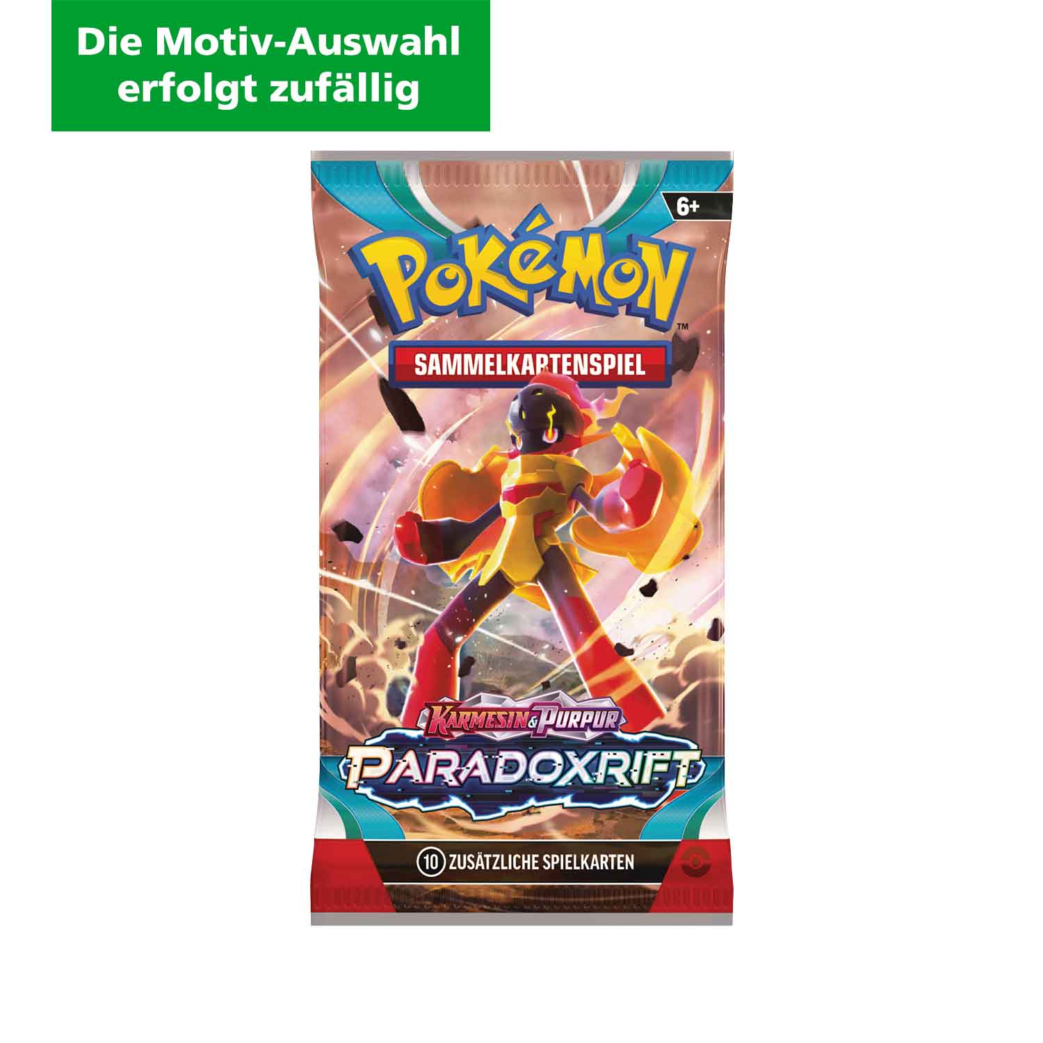 Pokémon Boosterpack Sammelkarten Paradoxrift (Die Motiv-Auswahl erfolgt zufällig) 