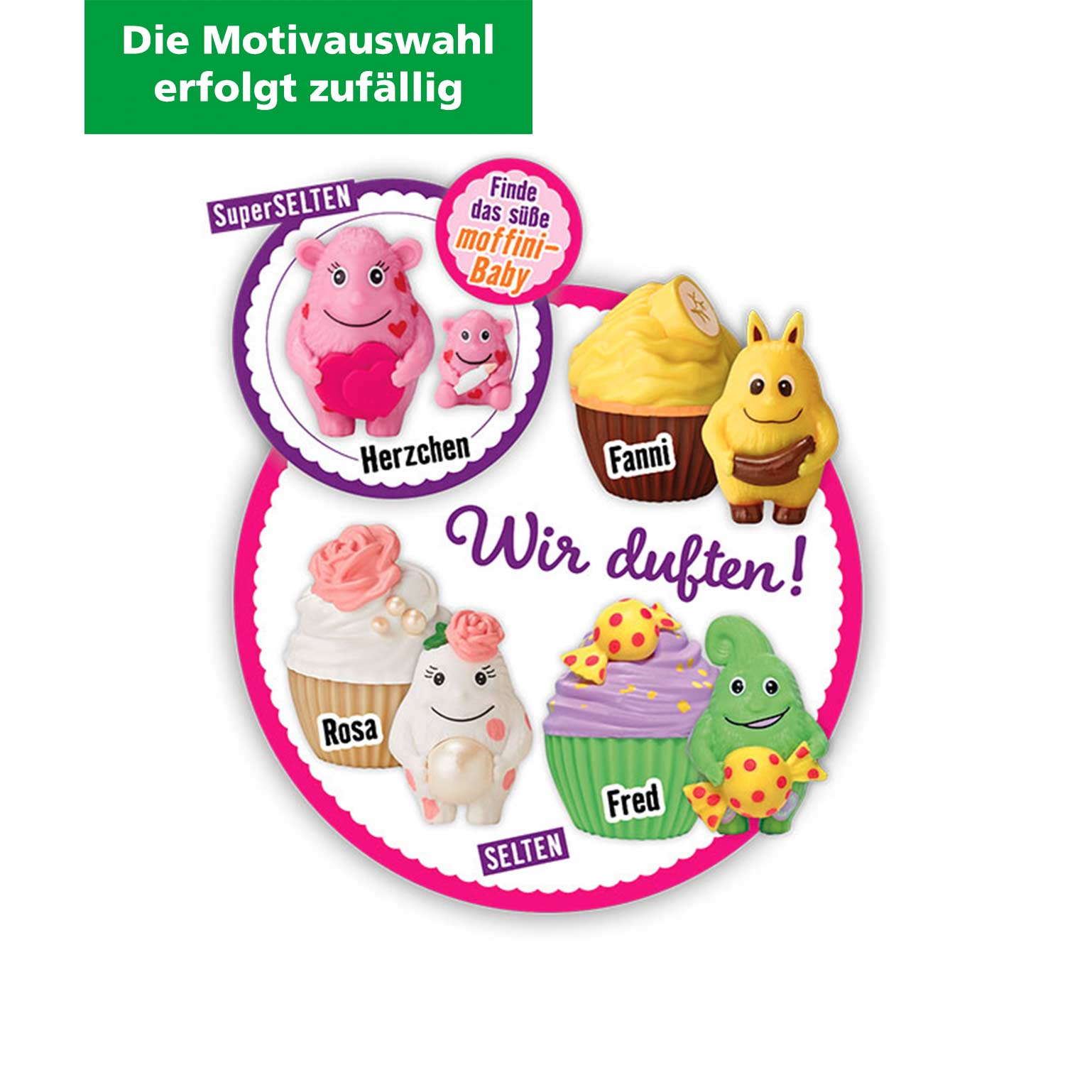 Moffinis Sammelfiguren Serie 4: Magic Bakery (Die Motiv-Auswahl erfolgt zufällig)