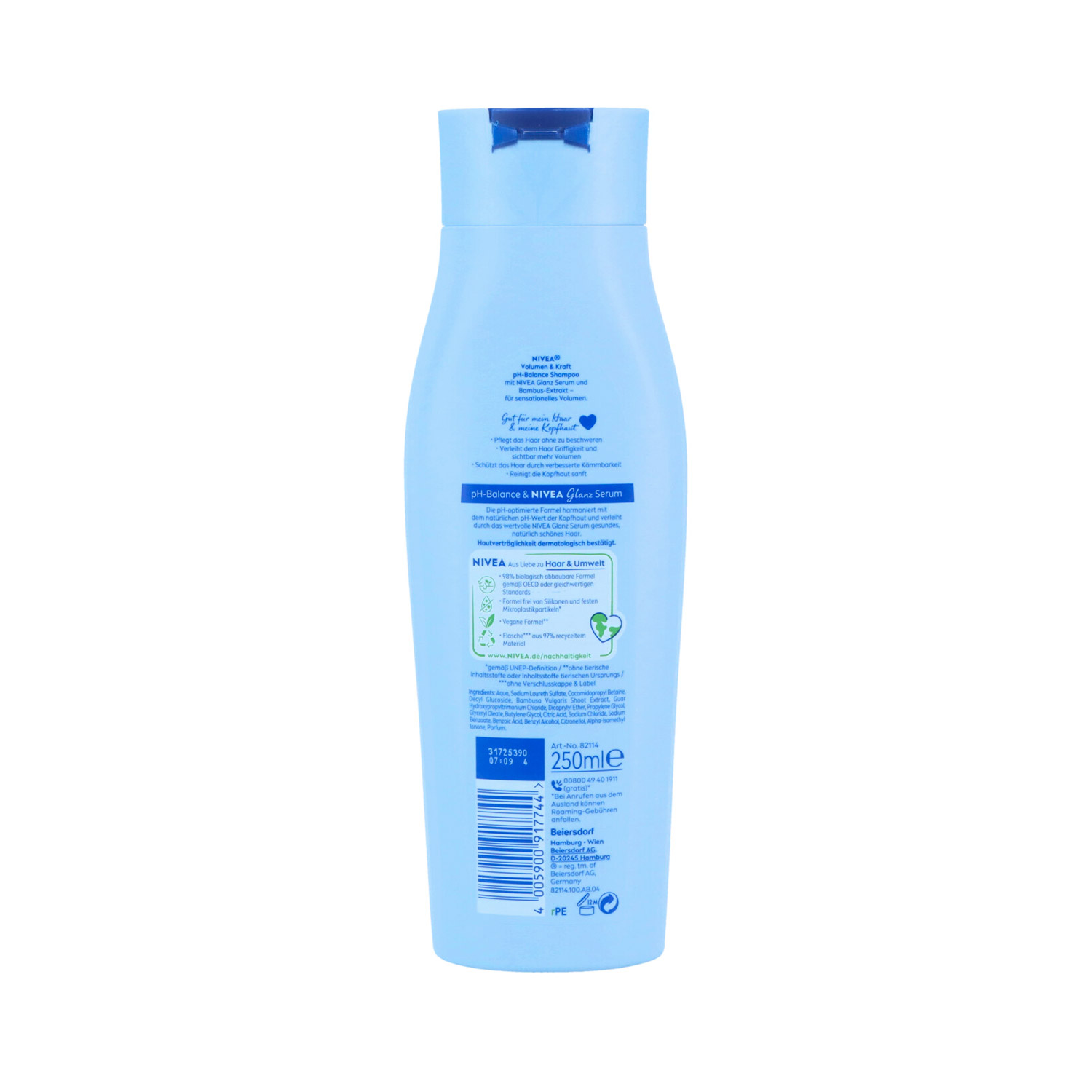 NIVEA Shampoo Volumen und Kraft 250 ml 