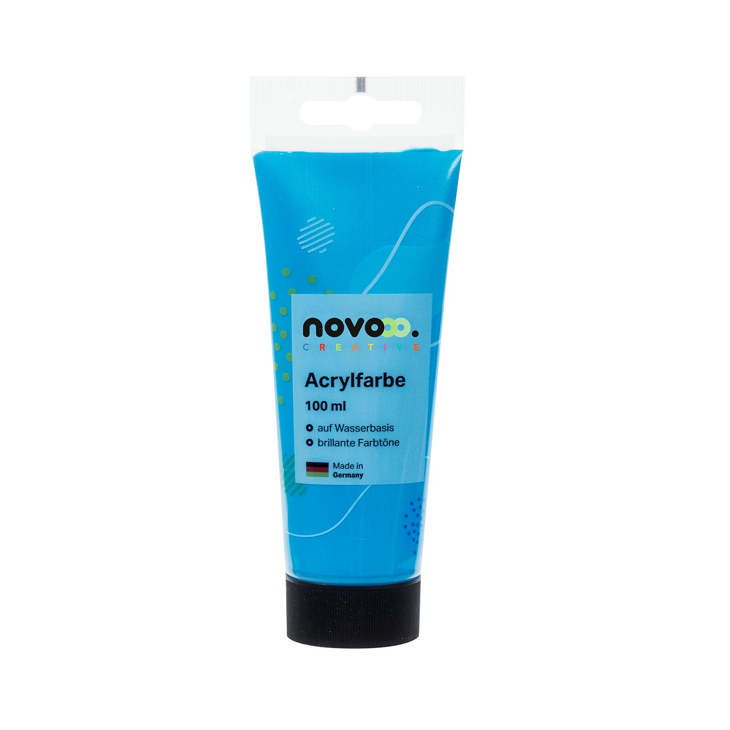 novooo Acrylfarbe 100 ml metallic petrol