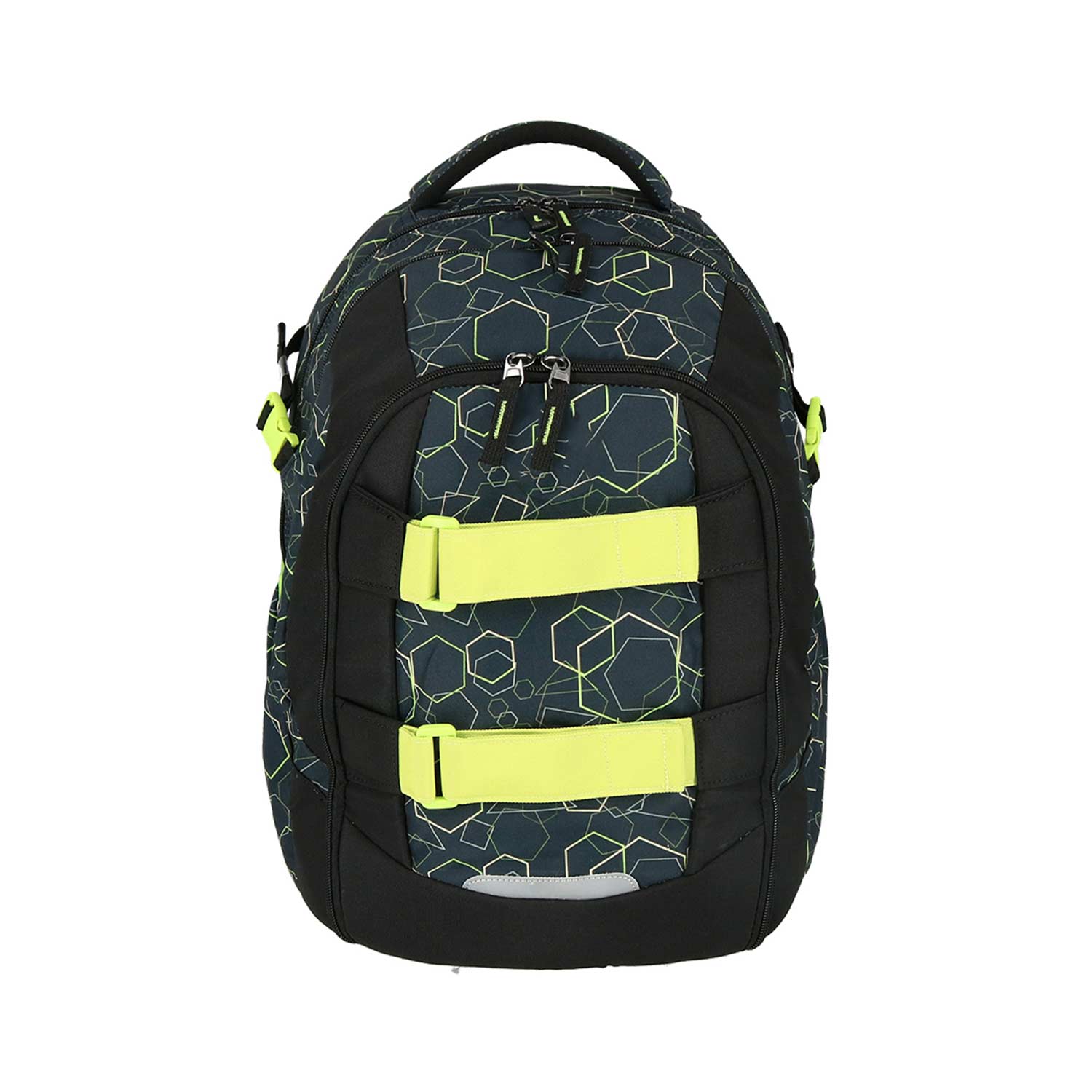 Schulrucksack "Urban Fresh" schwarz-gelb