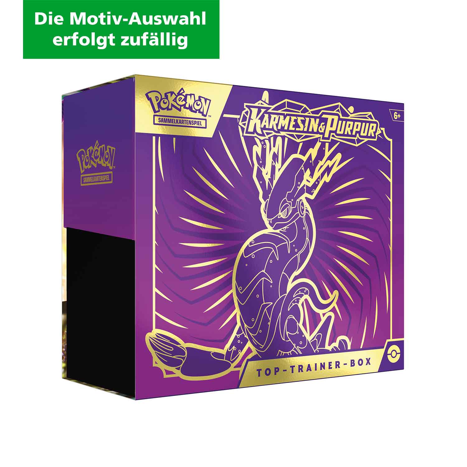 Pokémon Top-Trainer Box Karmesin & Purpur (Die Motiv-Auswahl erfolgt zufällig)