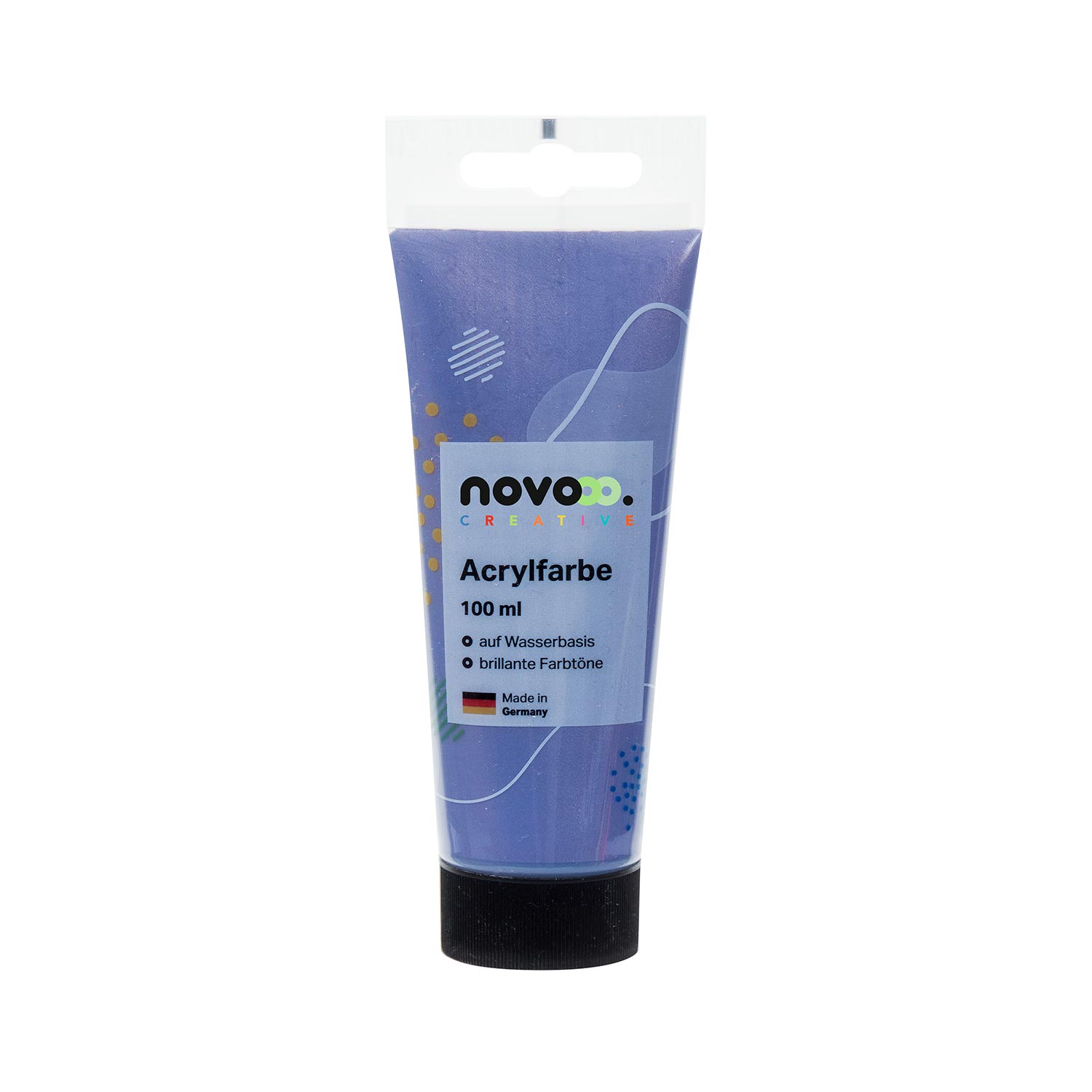 novooo Acrylfarbe 100 ml metallic violett