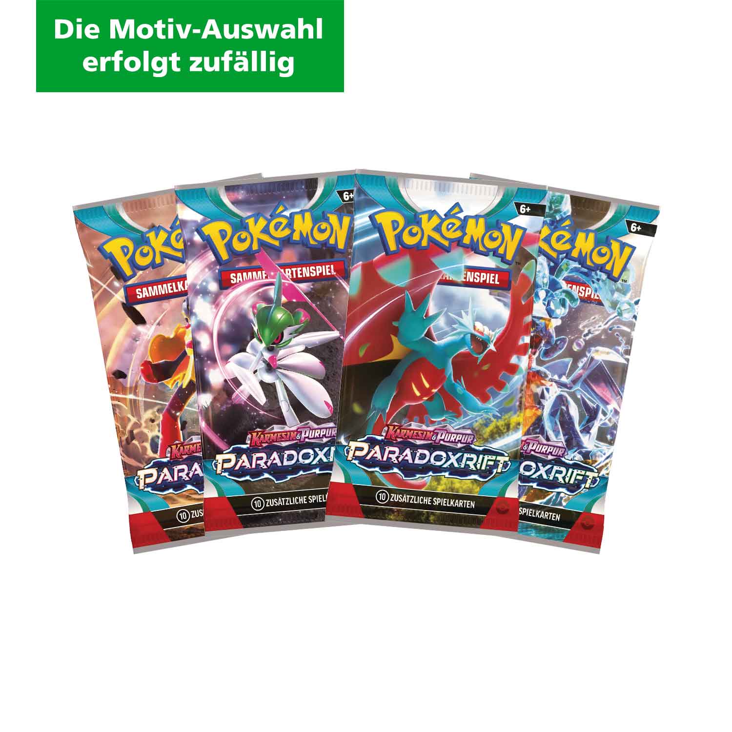 Pokémon Boosterpack Sammelkarten Paradoxrift (Die Motiv-Auswahl erfolgt zufällig) 