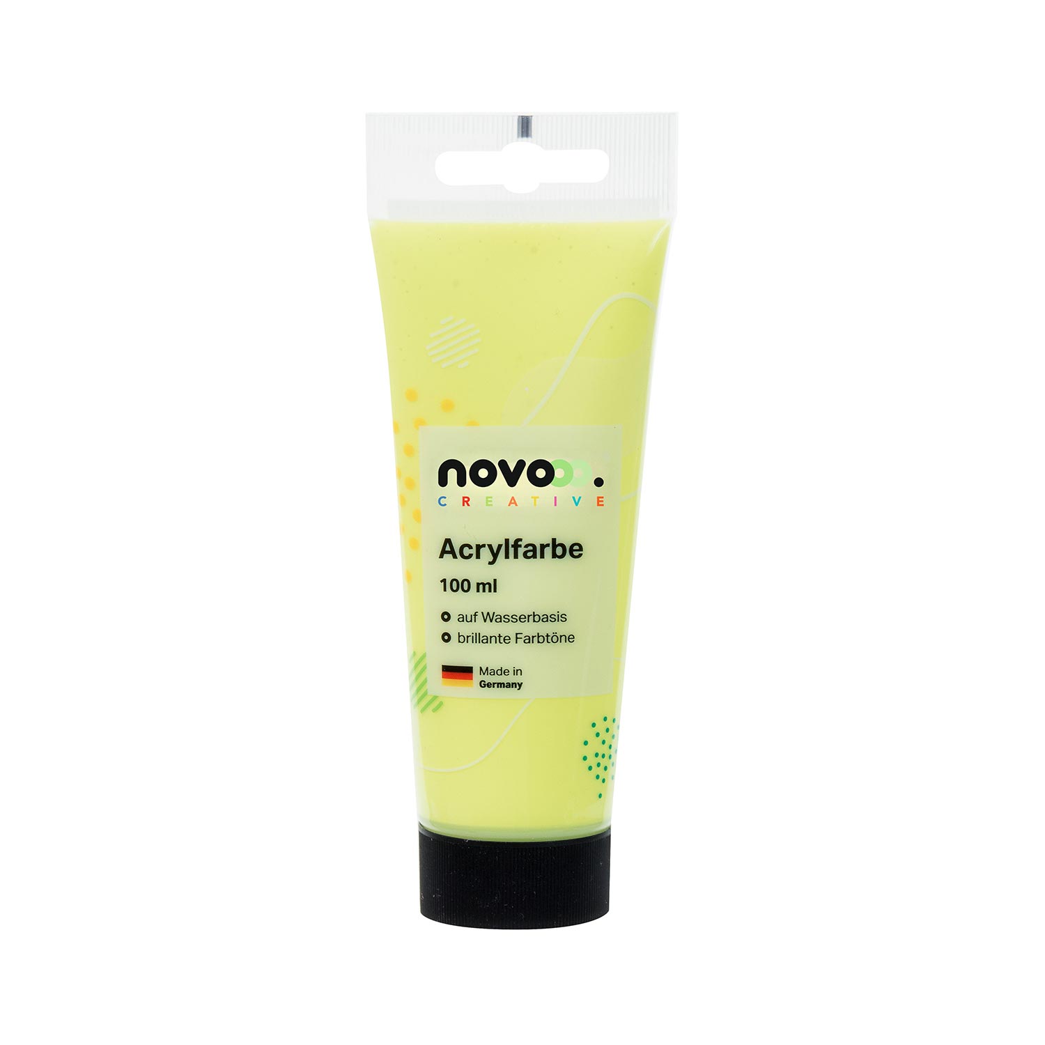 novooo Acrylfarbe 100 ml neon-gelb