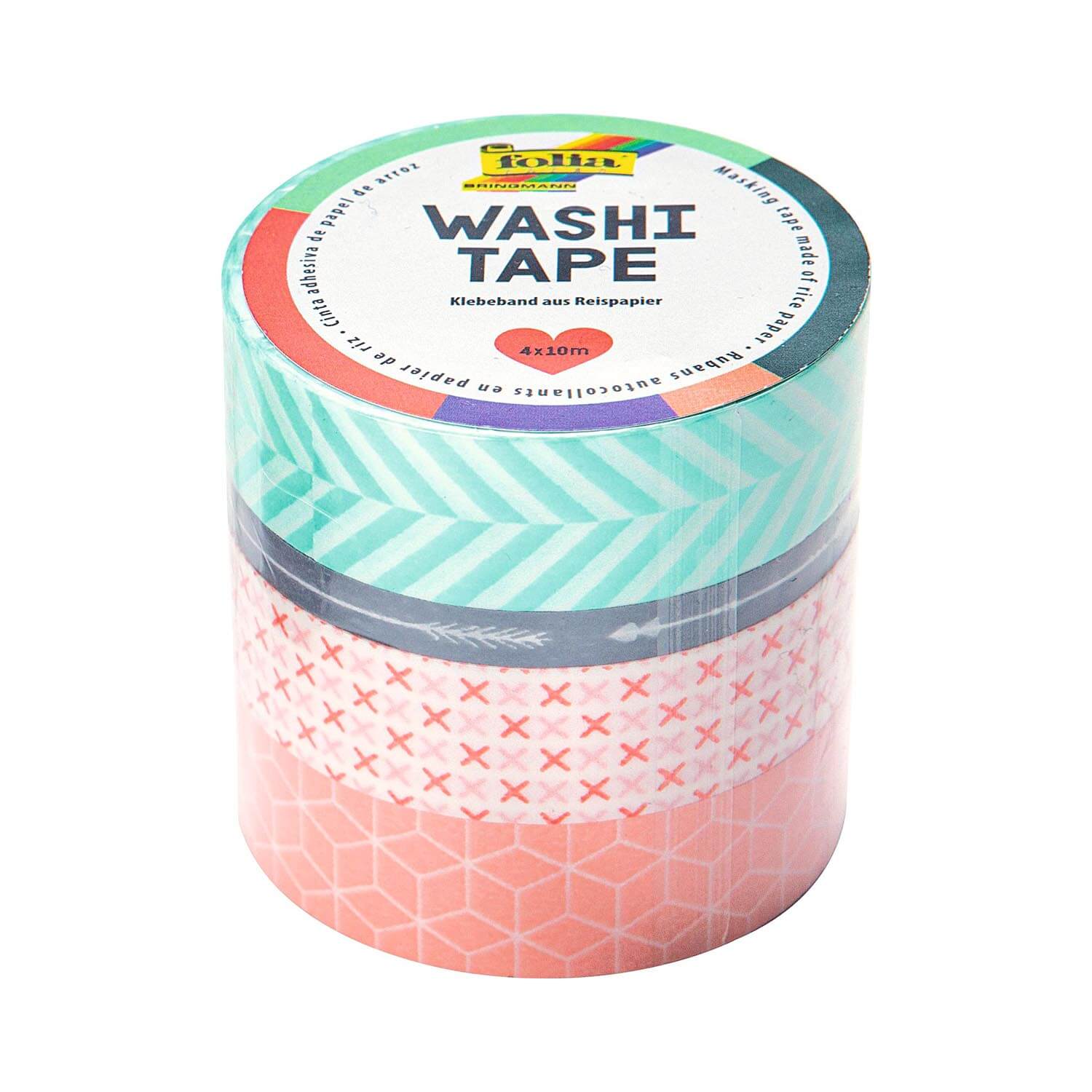 Washi Tape "Geometrisch" 4er-Set